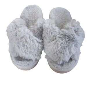 Women's Slippers Blue and Gray Size Small
